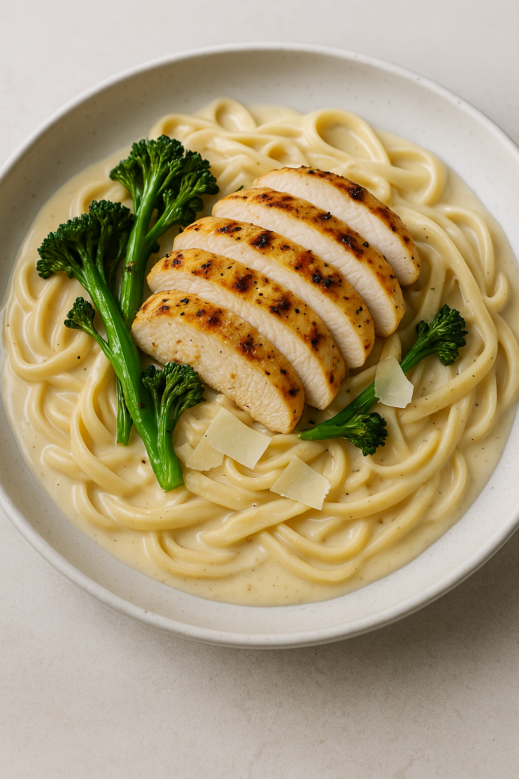 Chicken and Broccoli Alfredo